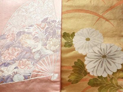 平和屋本店■名古屋帯 まとめて100点 鳳凰 花柄 刺繍 金糸 銀糸 など 着用可能多数 未使用品あり 全て正絹 se3815