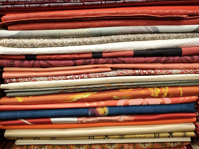 平和屋本店■名古屋帯 まとめて100点 鳳凰 花柄 刺繍 金糸 銀糸 など 着用可能多数 未使用品あり 全て正絹 se3815