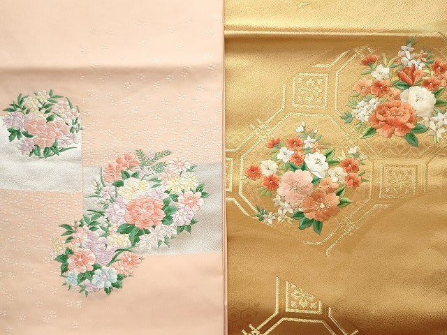 平和屋本店■名古屋帯 まとめて100点 鳳凰 花柄 刺繍 金糸 銀糸 など 着用可能多数 未使用品あり 全て正絹 se3815