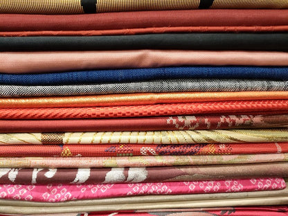 平和屋本店■名古屋帯 まとめて100点 鳳凰 花柄 刺繍 金糸 銀糸 など 着用可能多数 未使用品あり 全て正絹 se3815