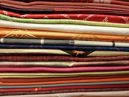 平和屋本店■名古屋帯 まとめて100点 鴛鴦 鳥 薔薇 花柄 吉野間道 手描き 刺繍 金銀糸 など 着用可能多数 未使用品あり 全て正絹 se3817