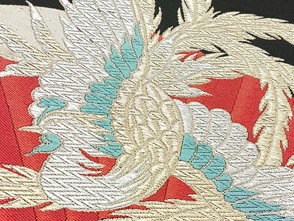平和屋着物■袋帯 西陣 まとめて100点 鳳凰 鶴 向かい孔雀 尾長鳥 人物 蝶 更紗 松竹梅 花柄 正倉院 金銀糸 未使用品あり 全て正絹 mmm968