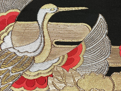 平和屋着物■袋帯 西陣 まとめて100点 鳳凰 鶴 尾長鳥 向い鳥 人物 蝶 風景 更紗 松竹梅 七宝 正倉院 金銀糸 未使用品あり 全て正絹 mmm965