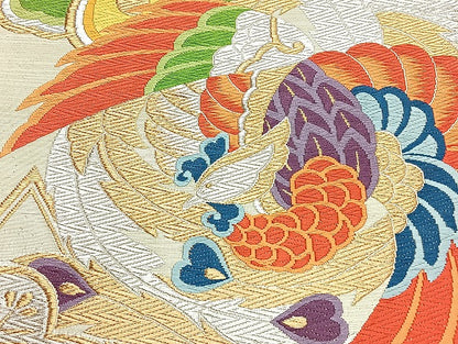 平和屋着物■袋帯 西陣 まとめて100点 鳳凰 鶴 尾長鳥 向い鳥 人物 蝶 風景 更紗 松竹梅 七宝 正倉院 金銀糸 未使用品あり 全て正絹 mmm965