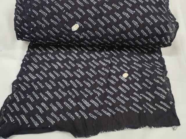 平和屋着物∴夏物 浴衣 有松鳴海絞 反物 着尺 湯のし前 綿 逸品 未使用 DABA7020zzz
