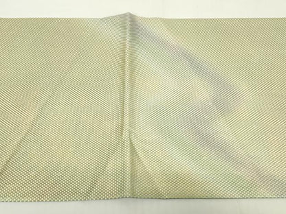 平和屋着物▼六通柄袋帯　霞文　金糸　正絹　逸品　DAAY9842az