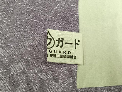 平和屋着物●訪問着　花尽くし　暈し染め　銀彩　ロング丈　洗える着物　AABE1245ph