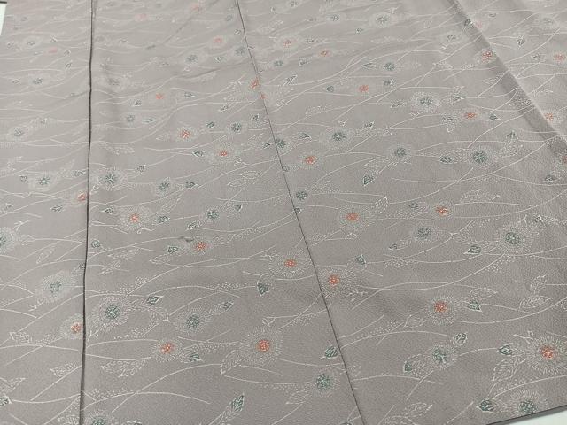 平和屋着物■上質な小紋　毬栗文　正絹　逸品　AABD9219uw