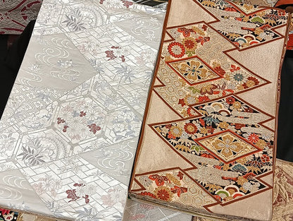 平和屋着物■袋帯 西陣 まとめて100点 鳳凰 向い鶴 蝶 更紗 松竹梅 花柄 正倉院 佐賀錦 金銀糸 着用可能多数 未使用品あり 全て正絹 mmm973