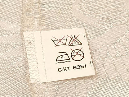 平和屋着物[]七五三　女の子　３歳　祝着　三つ身　長襦袢(無双仕立て・半衿刺繍)セット　飛鶴鼓花文　暈し染め　金彩　逸品　DAAY3476ma