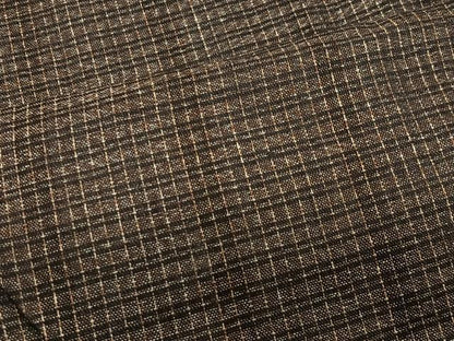 平和屋着物■男性　長羽織　紬地　絣文様　正絹　逸品　CABA3582ua