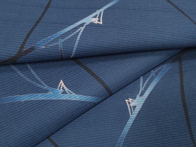 平和屋着物∴夏物 浴衣 反物 着尺 綿絽 よし水 東京本染 夏