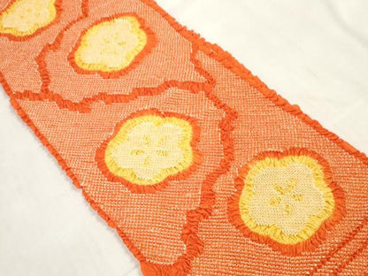 平和屋着物●和装小物　帯締め・帯揚げセット　振袖用　総絞り　丸組　金糸　逸品　未使用　DABA7135zzz