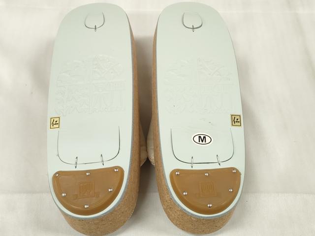 平和屋着物＊夏物 和装小物 和装草履 履物 網代編み 楽艸 コルク 逸品 未使用 DABA7163zzz