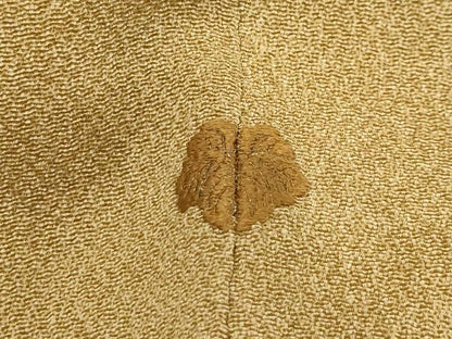 平和屋着物■江戸小紋　作家物　あられ文　鬼しぼ縮緬　正絹　逸品　AABD5479sx