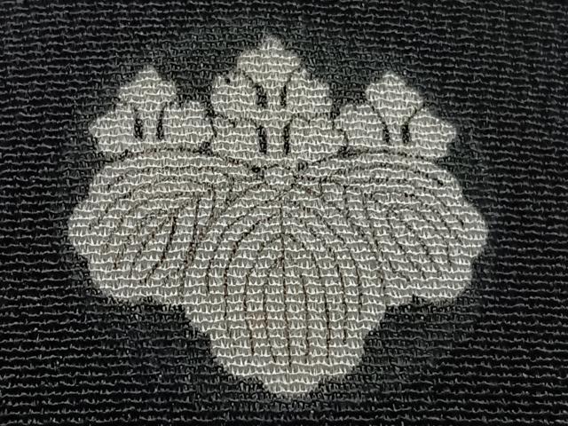 平和屋着物■豪華黒留袖　駒刺繍　吉祥花鳥文　金銀彩　正絹　逸品　CABB2586xi