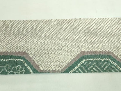 平和屋着物●極上　藤娘きぬたや・総絞り　九寸名古屋帯　亀甲花文　逸品　DZAB2929kh6