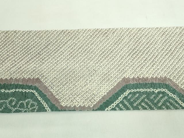平和屋着物●極上　藤娘きぬたや・総絞り　九寸名古屋帯　亀甲花文　逸品　DZAB2929kh6