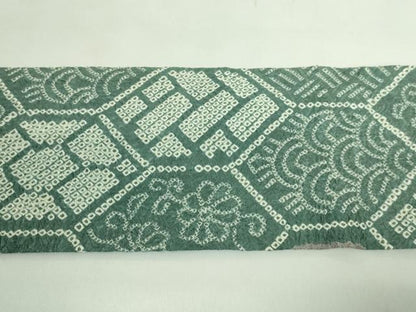 平和屋着物●極上　藤娘きぬたや・総絞り　九寸名古屋帯　亀甲花文　逸品　DZAB2929kh6