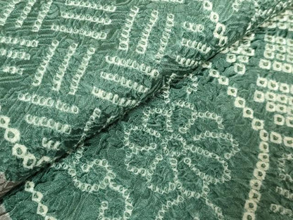 平和屋着物●極上　藤娘きぬたや・総絞り　九寸名古屋帯　亀甲花文　逸品　DZAB2929kh6