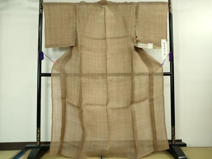 平和屋本店＊希少　夏物　人間国宝　平良敏子　喜如嘉の芭蕉布　手結い　手織　証紙付き　逸品　DZAA3561kh6