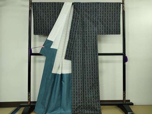 平和屋本店●極上　本場琉球　読谷山花織　紬地　島袋光子作　証紙付き　逸品　未使用　DZAA4700kh6
