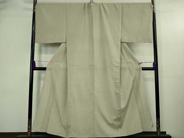 平和屋本店▽極上　男性　本塩沢　単衣　キングサイズ　170亀甲　逸品　DZAA2748kh6