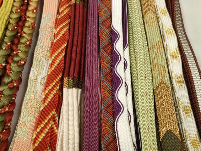 平和屋着物○和装小物 帯締め20本セット 高麗組 笹浪組 変わり