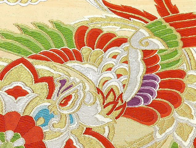 平和屋着物■袋帯 西陣 まとめて100点 鳳凰 向い鶴 鴛鴦 尾長鳥 向い鳥 向い蝶 風景 更紗 松竹梅 佐賀錦 未使用品あり 全て正絹 mmm990