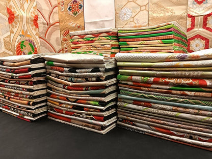 平和屋着物■袋帯 西陣 まとめて100点 鳳凰 向かい鶴 蝶 風景 花柄 正倉院 宝相華 楽器 金銀糸 着用可能多数 未使用品あり 全て正絹 mmm997