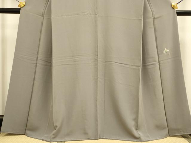 平和屋着物●極上　本草木染作家　啓圓　色無地　濃い胡桃染色　逸品　未使用　DZAB3884kh6