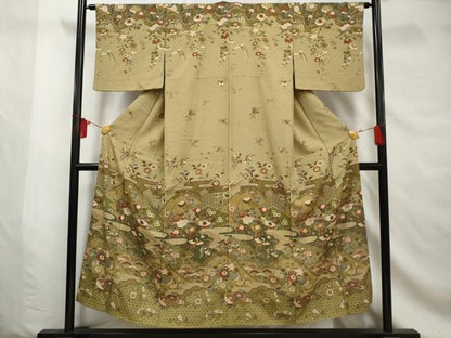 平和屋着物■訪問着　鳳凰花文　金彩　正絹　逸品　AABE0874gw