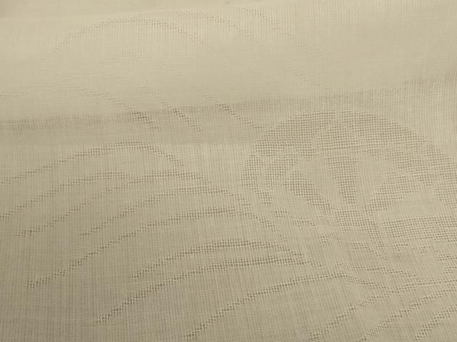 平和屋着物＊夏物 長襦袢 流水片輪車紋紗 白色 AABE2708jd
