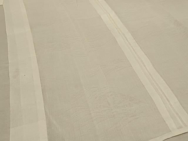 平和屋着物＊夏物 長襦袢 流水片輪車紋紗 白色 AABE2708jd