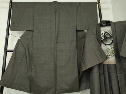 平和屋着物●男性　本場大島紬　アンサンブル　総絣　正絹　逸品　DABA1519ps