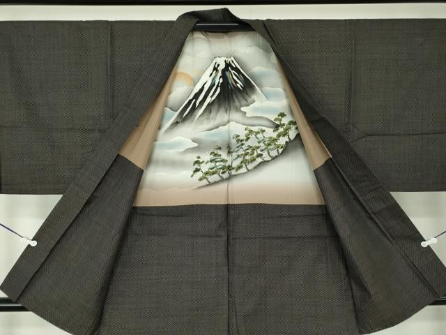 平和屋着物●男性　本場大島紬　アンサンブル　総絣　正絹　逸品　DABA1519ps 平和屋着物○男性 本場大島紬 アンサンブル 総絣 正絹 逸品 DABA1519ps