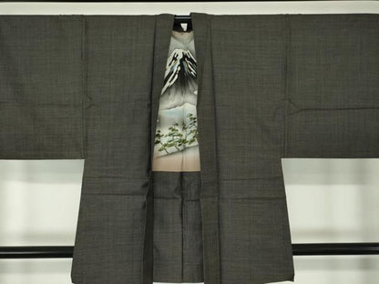 平和屋着物●男性　本場大島紬　アンサンブル　総絣　正絹　逸品　DABA1519ps