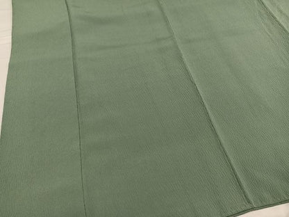 平和屋着物●上質な色無地 青白橡色 正絹 逸品 AABE3990ph