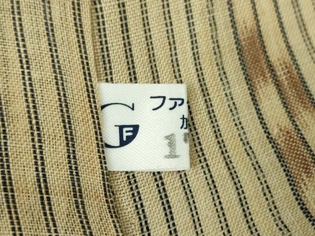 平和屋本店＊希少　夏物　男性　人間国宝　平良敏子　喜如嘉の芭蕉布　手積み芭蕉糸100％　手結い　手織　証紙付き　逸品　DZAA2605kh6