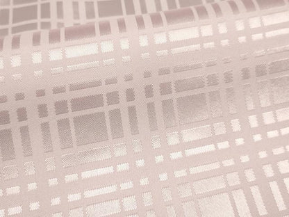 平和屋着物[]子供　女の子　長襦袢　袷　格子地紋　淡藤色　半衿刺繍　DABA3532ma