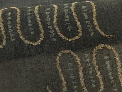 平和屋着物＊夏物 本場小千谷ちぢみ 幾何学文様 麻 逸品 AABE4325jd