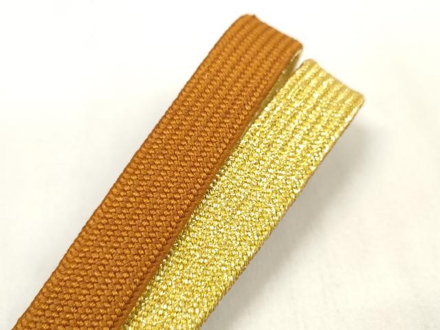 平和屋着物○和装小物 帯締め・帯揚げセット 松竹梅 銀彩 手組 高麗組