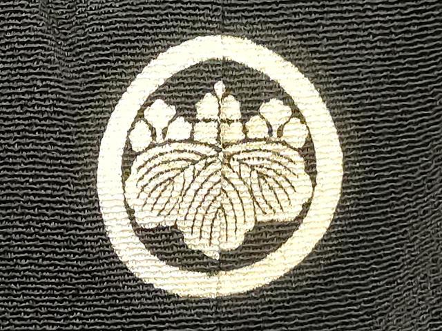 平和屋着物■豪華黒留袖 流水花文 暈し染め 正絹 逸品 DABA5409cd
