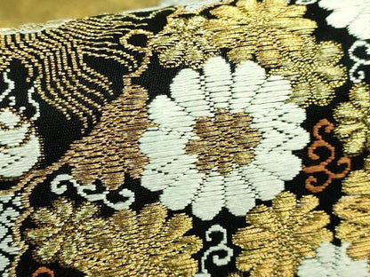 平和屋着物●極上　西陣　河合美術織物謹製　六通柄袋帯　唐織　豊明錦　雪輪宝尽くし　金糸　逸品　DZAB3119kh6