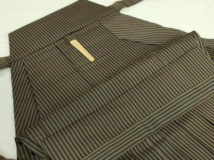 平和屋着物●極上　男性　馬乗り袴　縞　逸品　DZAB3188kh6