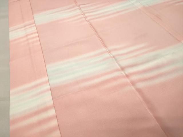 平和屋着物○奄美大島泥染色家 赤塚花穂 長襦袢 無双仕立て 霞文