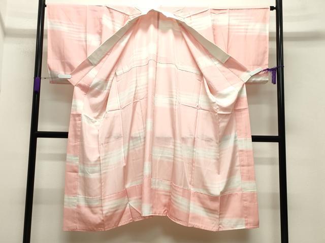 平和屋着物○奄美大島泥染色家 赤塚花穂 長襦袢 無双仕立て 霞文