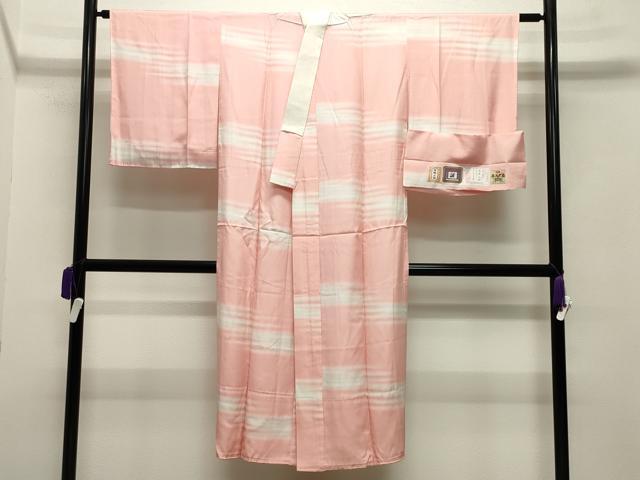 平和屋着物○奄美大島泥染色家 赤塚花穂 長襦袢 無双仕立て 霞文