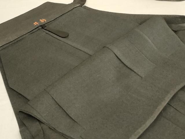 平和屋着物＊夏物 男性 馬乗り袴 霞文 正絹 逸品 AABE4393jd