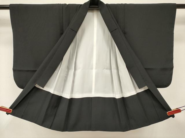 平和屋着物[]七五三　男の子　着物・黒紋付羽織・長襦袢(単衣)・行灯袴・小物セット　箱付き　DABA3557ma